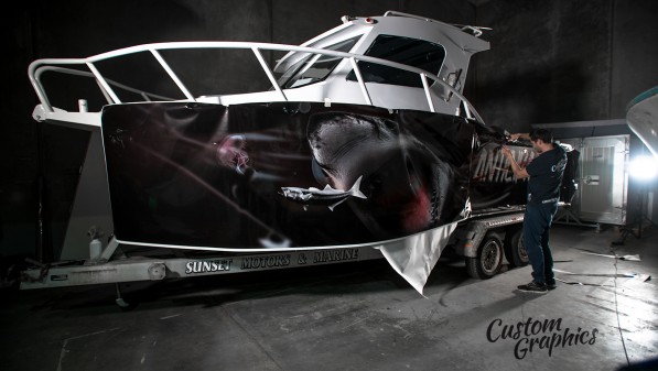 Boat design and wrap.
