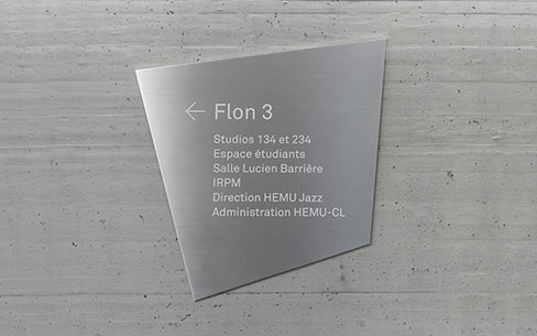 aluminium sign