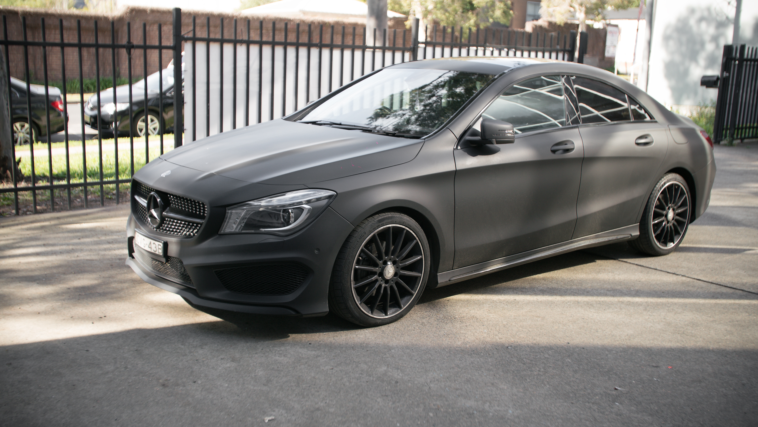 CLA in Black matte vinyl wrap