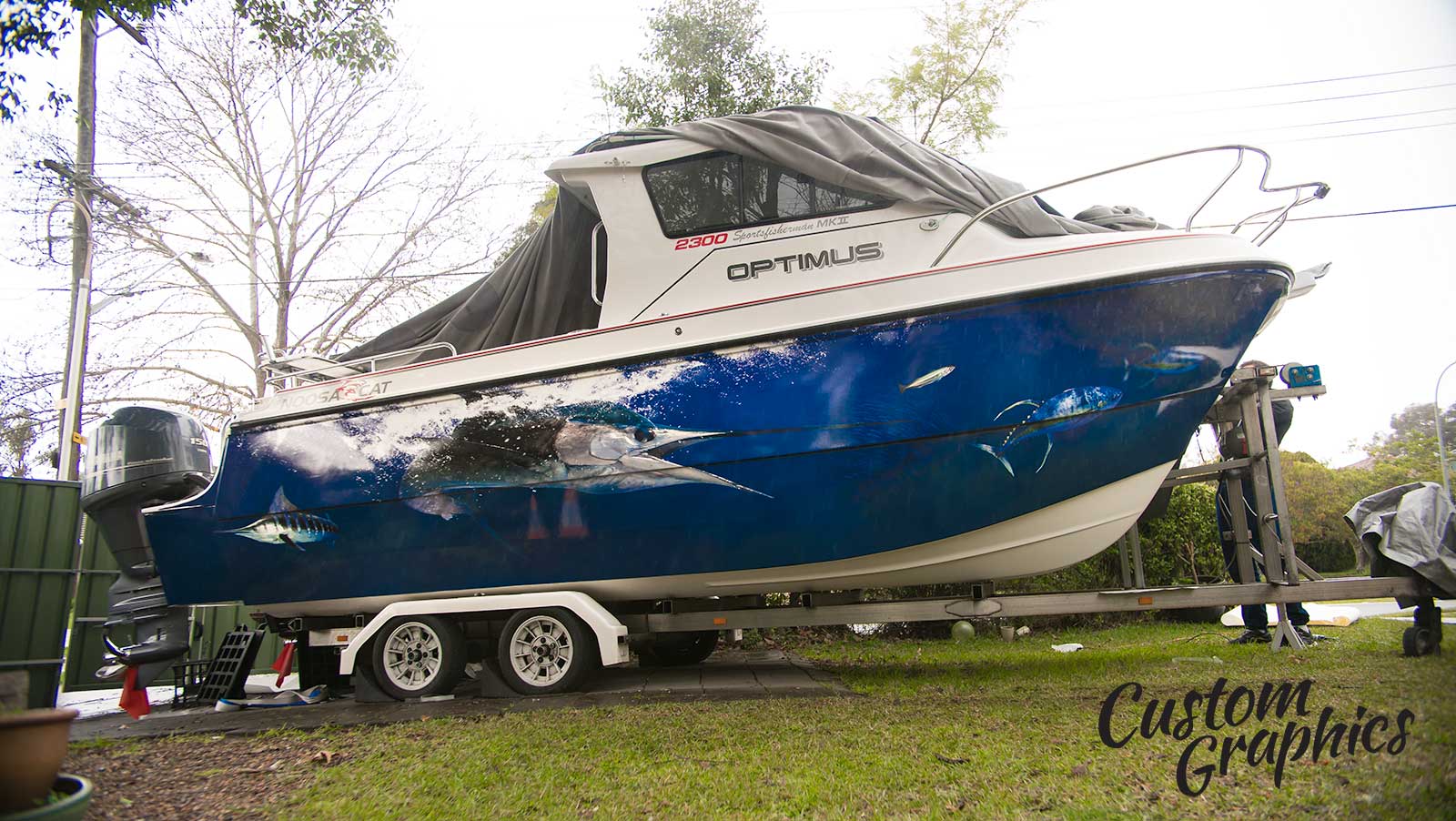 Exclusive boat graphics